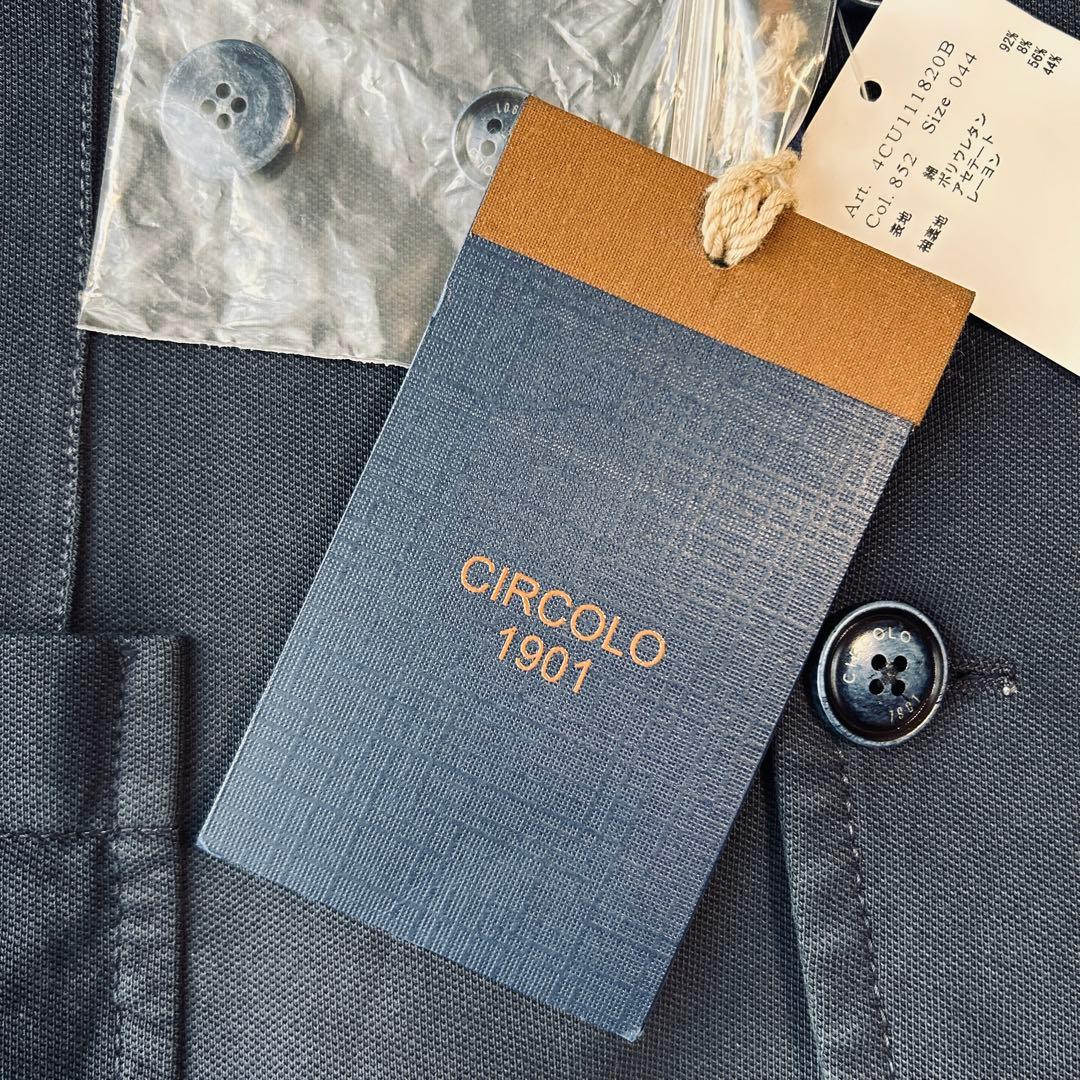 新品未使用✨CIRCOLO 1901 チルコロ ジャージージャケット ネイビー