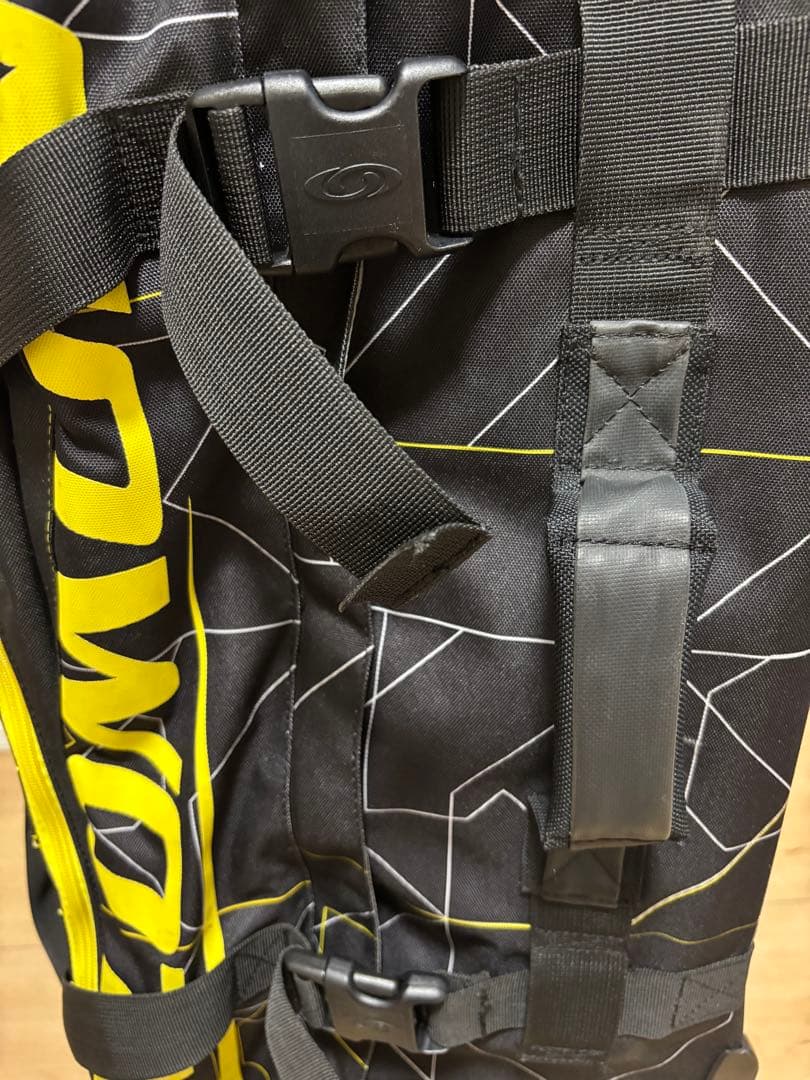 サロモン　salomon スキー用　キャリーバッグ　大容量　黄黒 3way