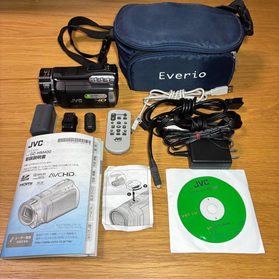 JVC　Victor　Everio　GZ-HM400 ビデオカメラ