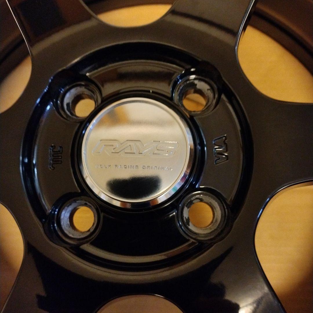 レイズ TE37 KCR ホイール 5.5J-16 ＋45 4穴 2本セット①