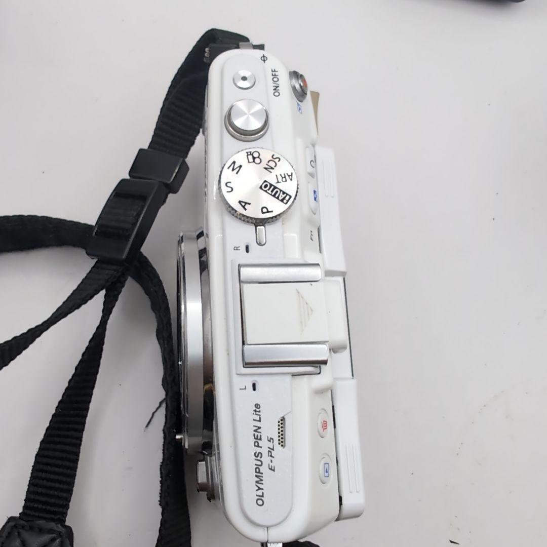 美品 OLYMPUS E-PL5 ミラーレスカメラ ホワイト