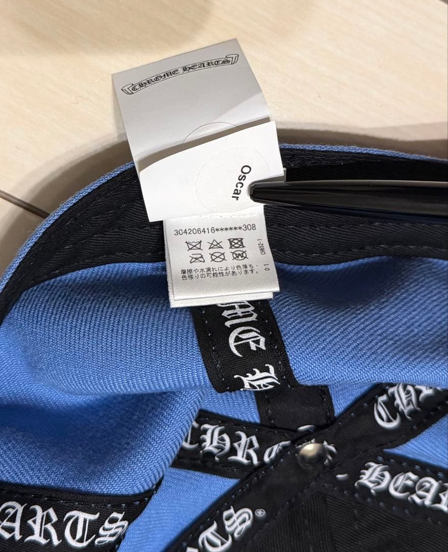 クロムハーツ　ベースボール　キャップ　帽子【新品】【最安値】【早い者勝ち】