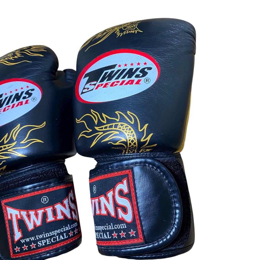 ☆ 超激レア！！ TWINS 8oz キック ボクシング グローブ 本革レザー