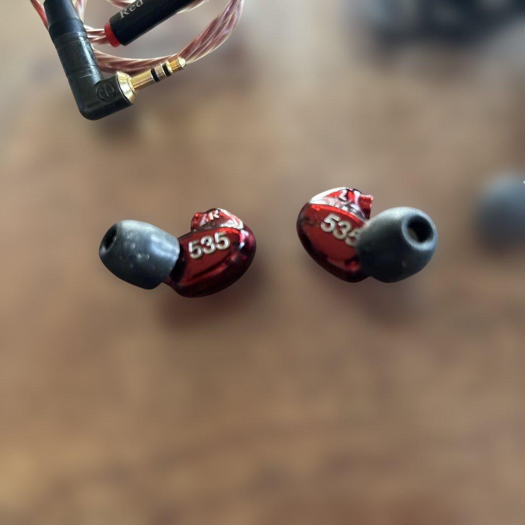 【SHURE SE535LTD＋EL-24、純正リケーブルセット