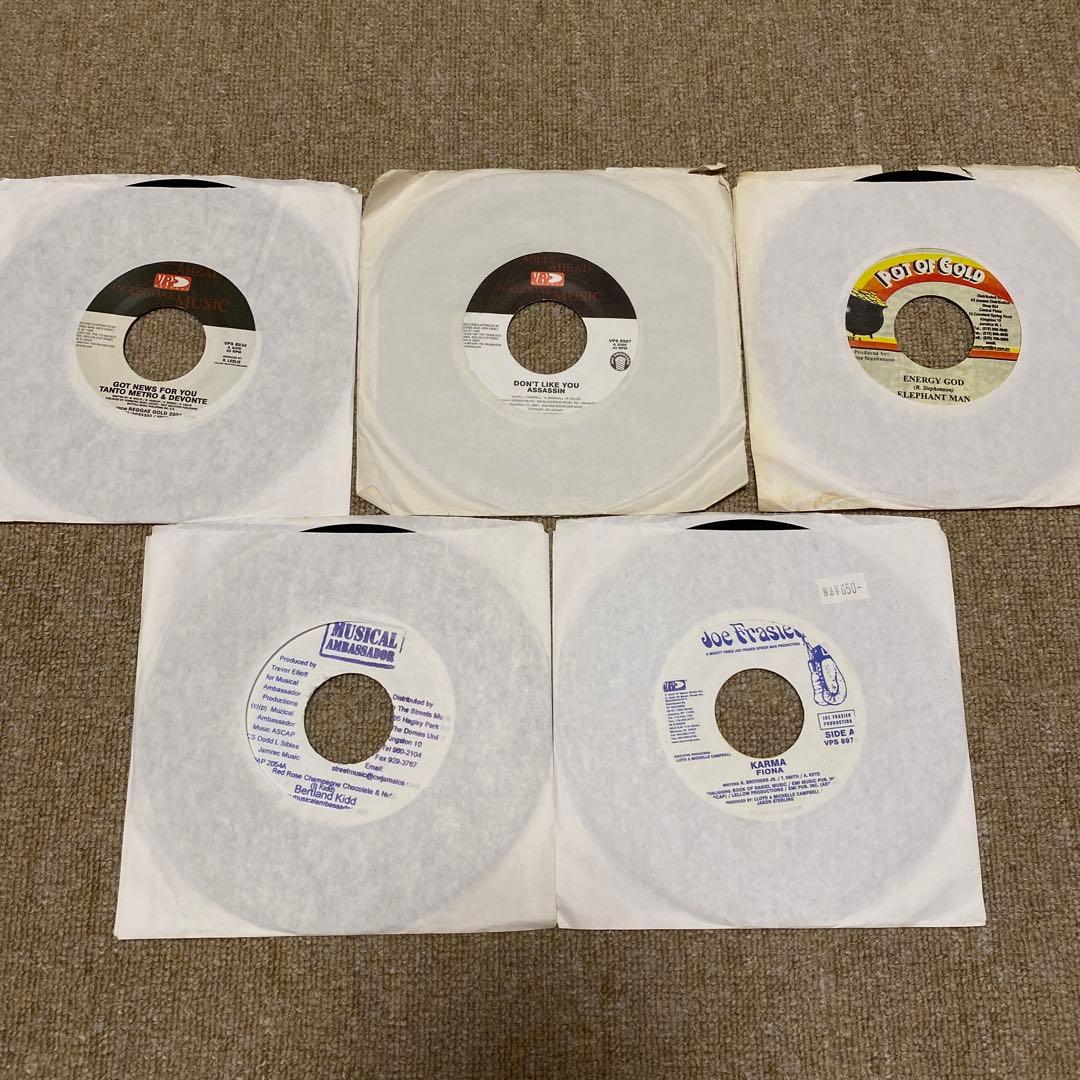 【送料込】reggae 7inch 50枚まとめ売り Jamaica盤レコード