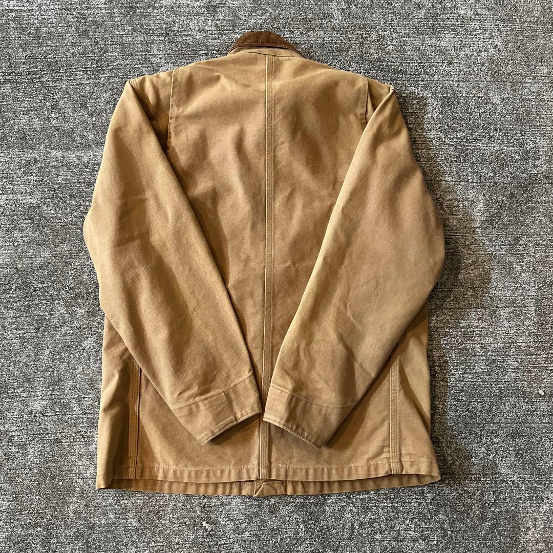 80s Carhartt ミシガンチョアコート 裏地なし　カバーオール 星タグ
