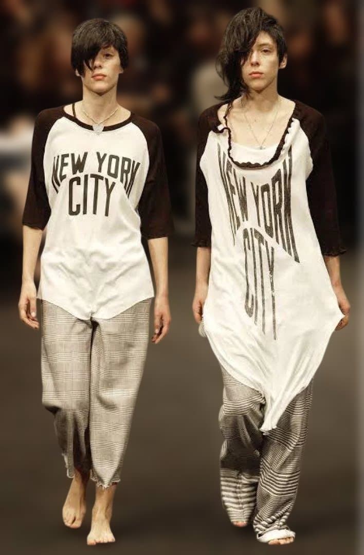undercover アンダーカバー 歪み NewYorkCity Tシャツ 黒