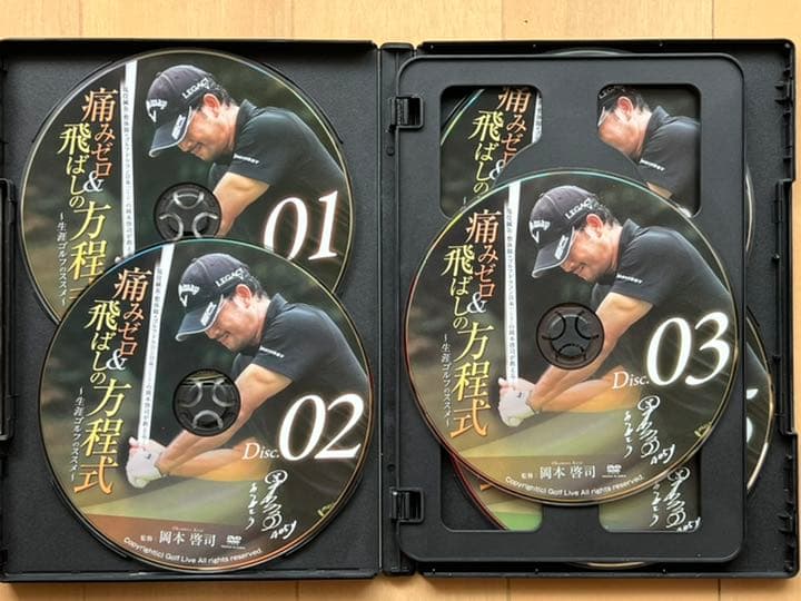 【美品】痛みゼロ&飛ばしの方程式 〜生涯ゴルフのススメ〜 DVD 岡本啓司