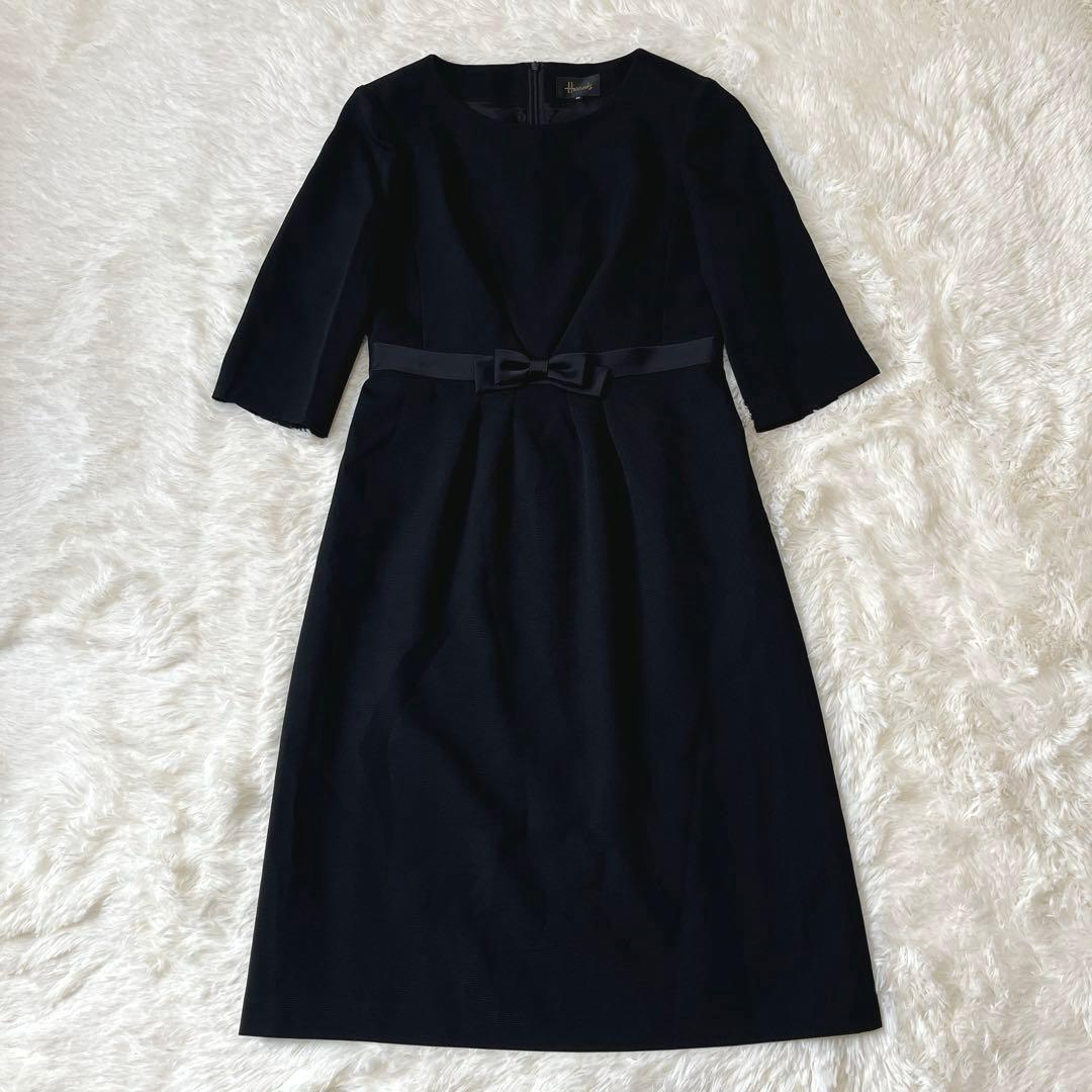 美品　東京ソワール 高級礼服ブラックフォーマル 9号 Harrods ワンピース