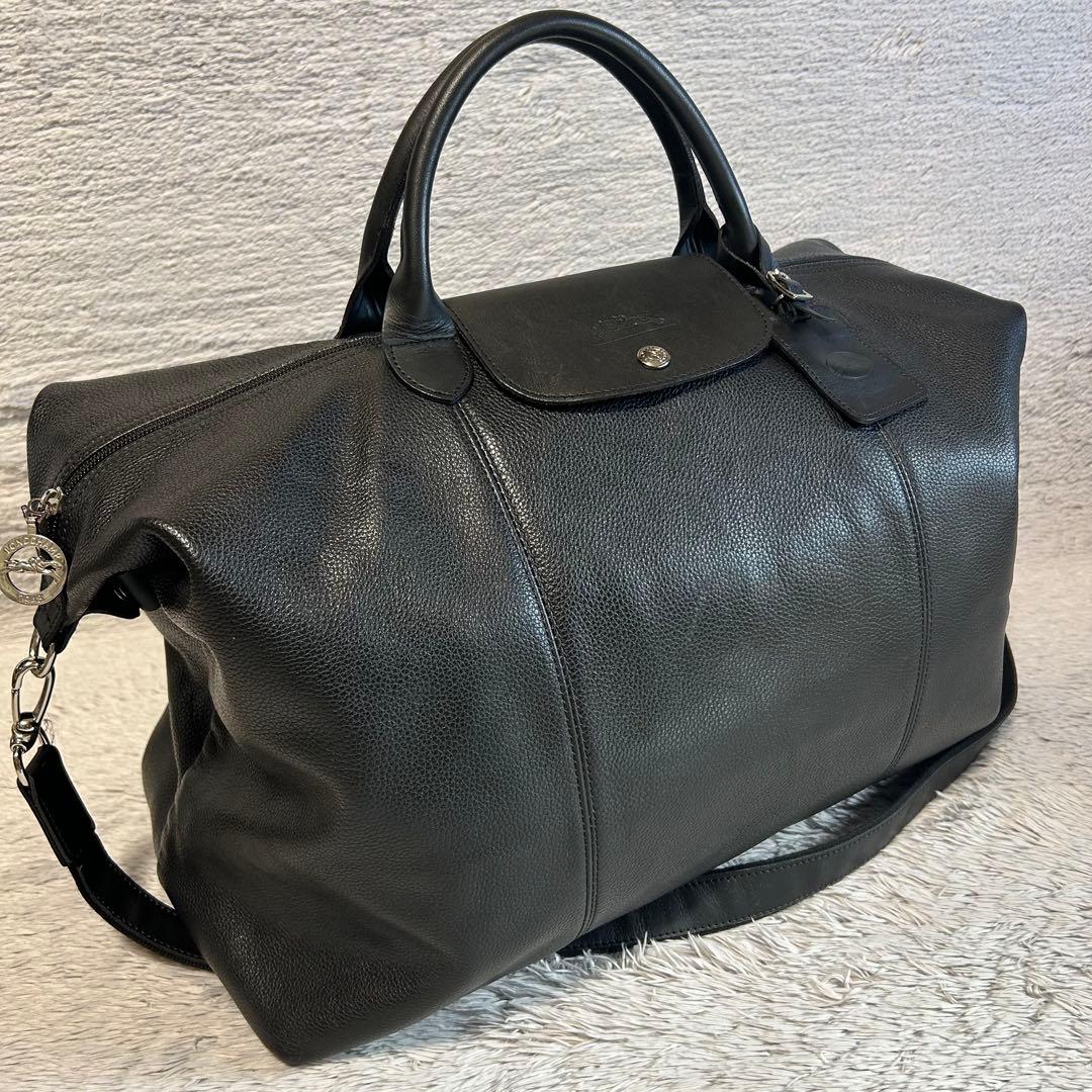 D*Y様 LONGCHAMP ロンシャン　レザーボストンバッグ　2way ショル