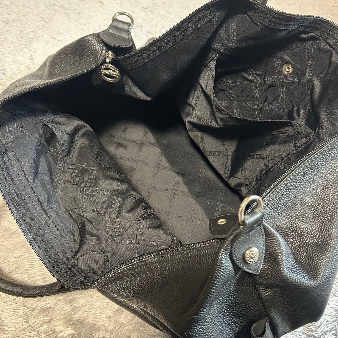 D*Y様 LONGCHAMP ロンシャン　レザーボストンバッグ　2way ショル