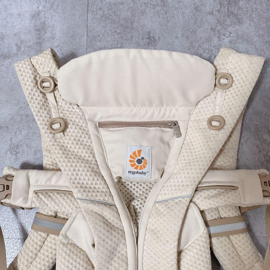 【美品】エルゴ ergo オムニブリーズ 抱っこ紐 ナチュラルベージュ