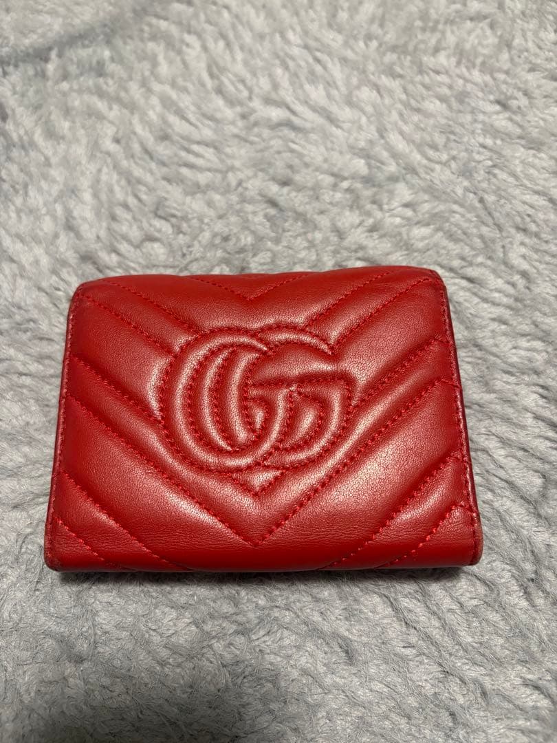 GUCCI GGロゴレザー 三つ折り財布