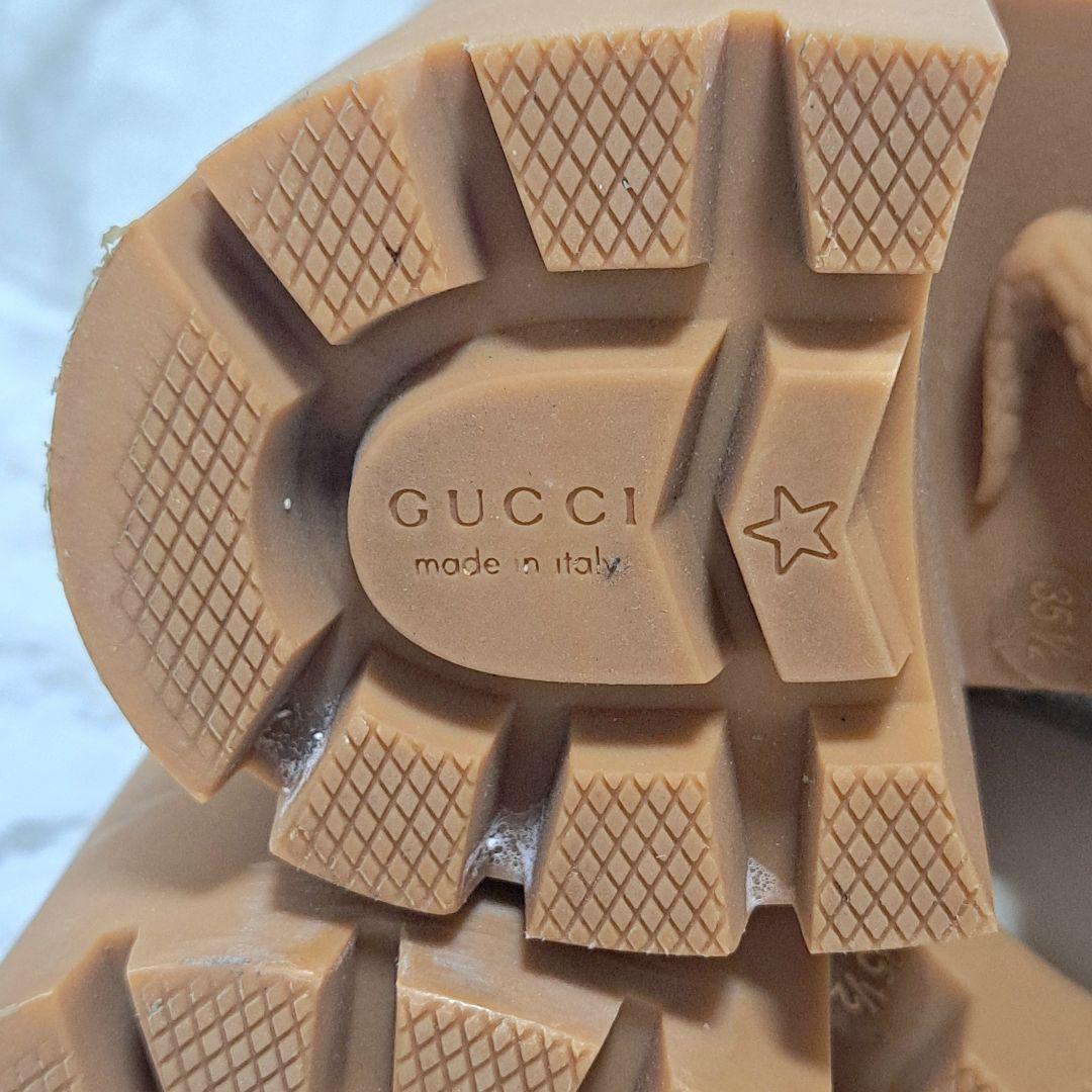 ☆【値下げ交渉可】GUCCI　グッチ　GGスプリーム　ブーツ　35 1/2☆