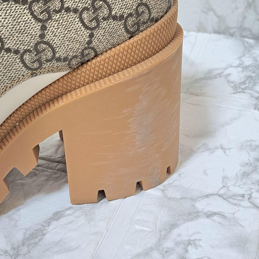 ☆【値下げ交渉可】GUCCI　グッチ　GGスプリーム　ブーツ　35 1/2☆