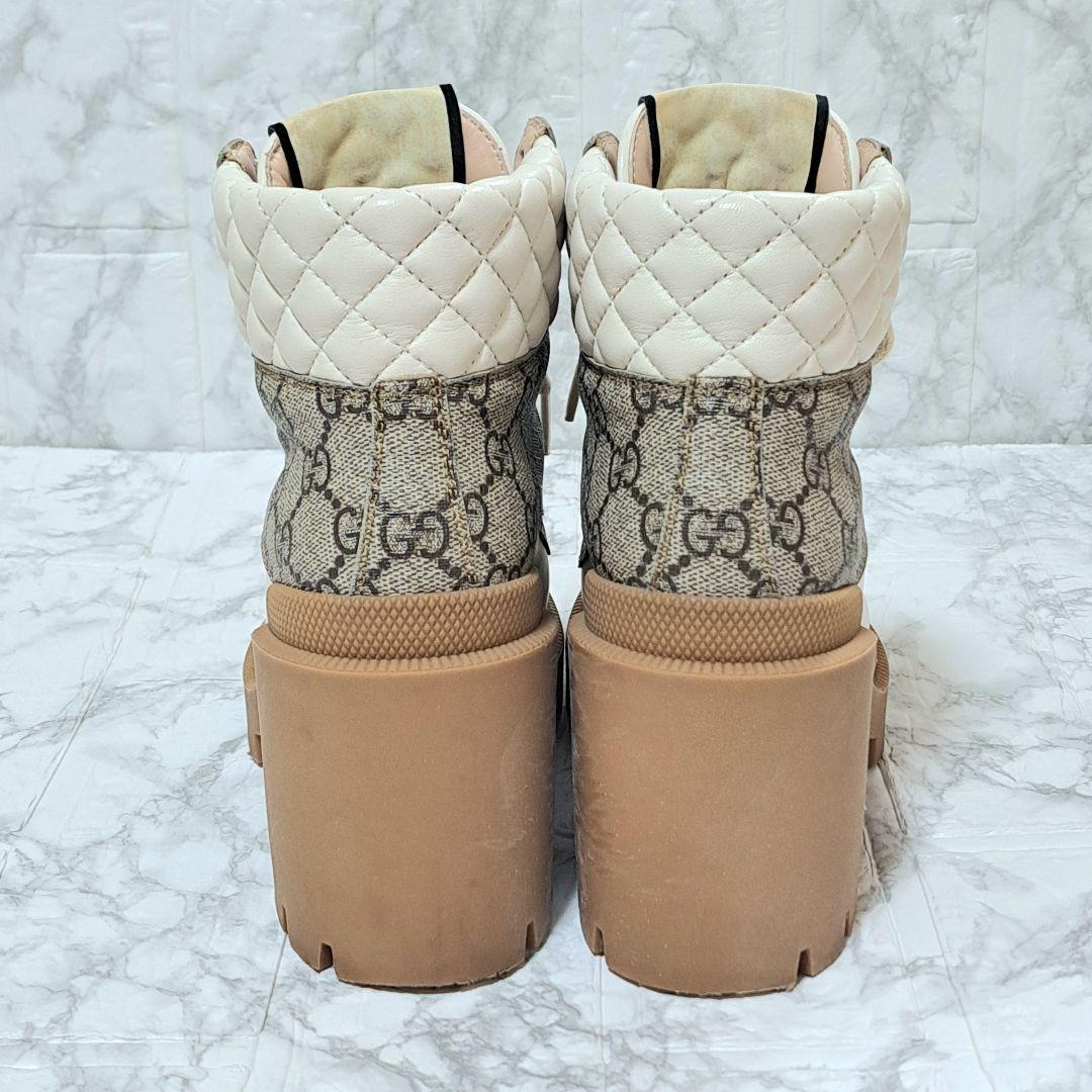 ☆【値下げ交渉可】GUCCI　グッチ　GGスプリーム　ブーツ　35 1/2☆