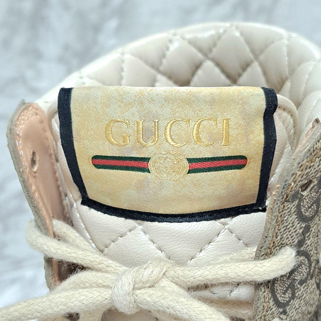 ☆【値下げ交渉可】GUCCI　グッチ　GGスプリーム　ブーツ　35 1/2☆