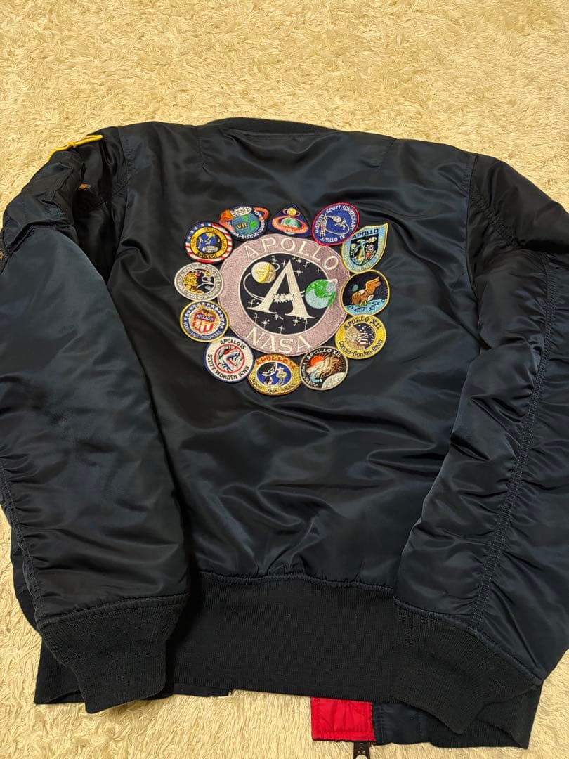 Alpha Industries MA- 1 NASA APOLLO ネイビー