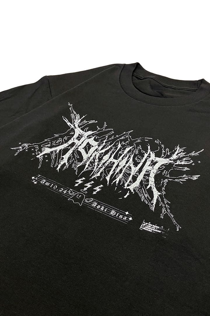 青木陽菜 GEKIROCK CLOTHINGコラボ　Tシャツ　BLACK 2XL