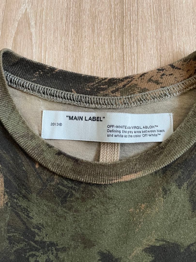 あ*様 off-white カモフラージュ Tシャツ 半袖