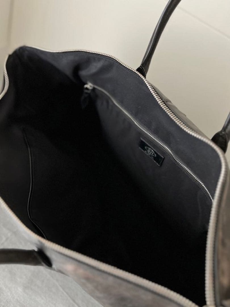 TOD'S （トッズ）バックル付き テクスチャードレザー メンズ バッグ　レア品