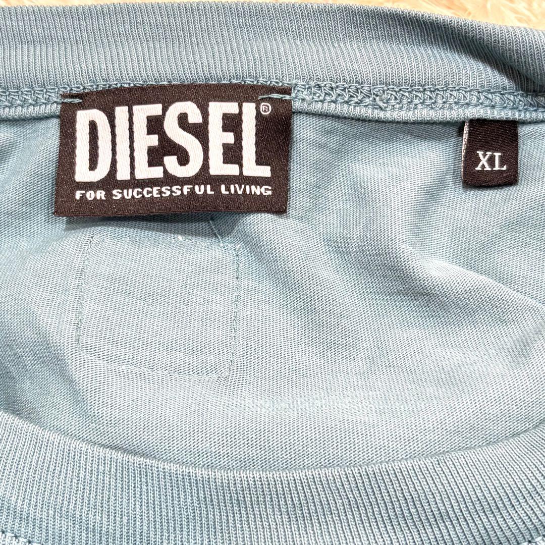 DIESEL ディーゼル　XL フェイクレイヤード仕様 長袖Tシャツ 重ね着風