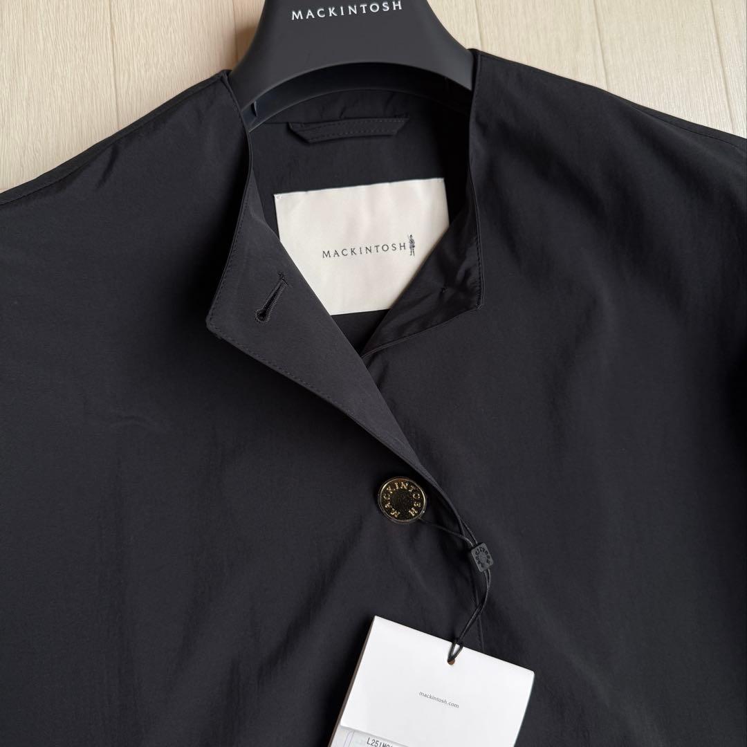 MACKINTOSH HUMBIE ノーカラー コート マッキントッシュハンビー