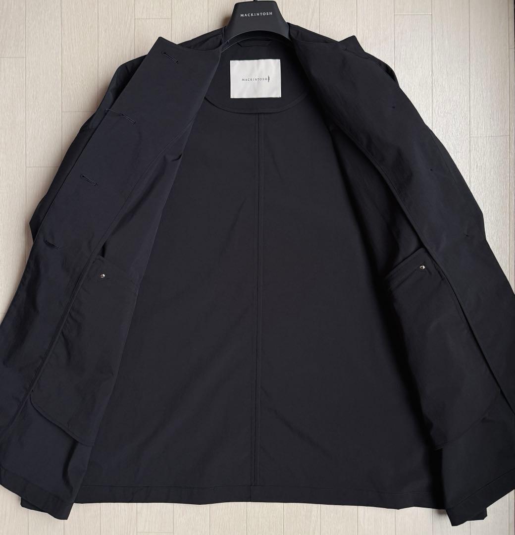 MACKINTOSH HUMBIE ノーカラー コート マッキントッシュハンビー