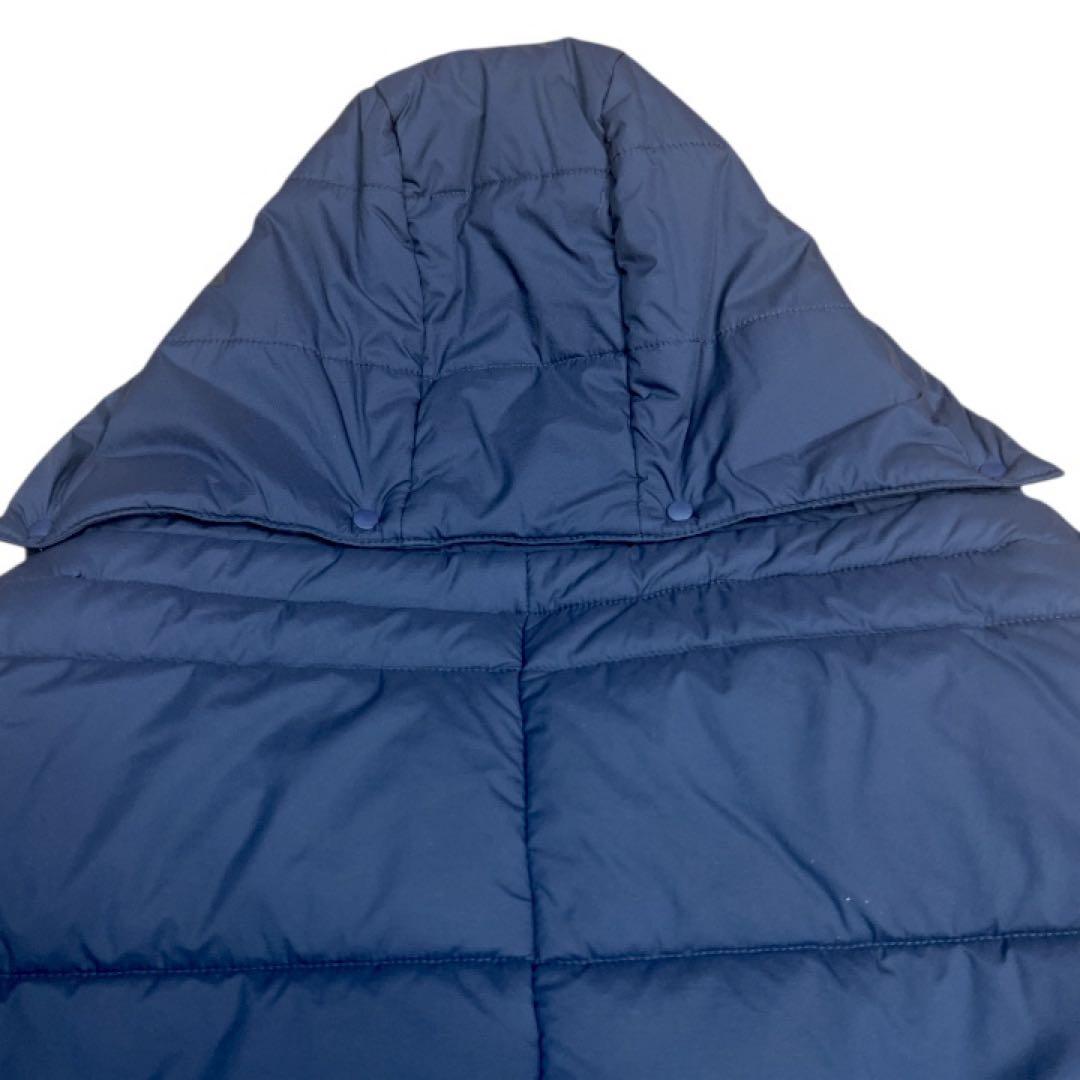 【美品】THE NORTH FACE シェルブランケット ネイビー 防寒ケープ
