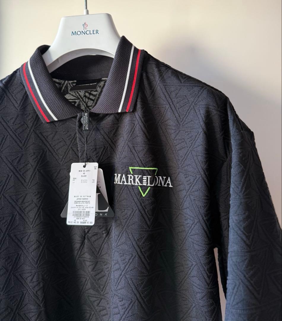 新品 ★ MARK&LONA コード ポロシャツ マーク&ロナ 正規品 ブラック