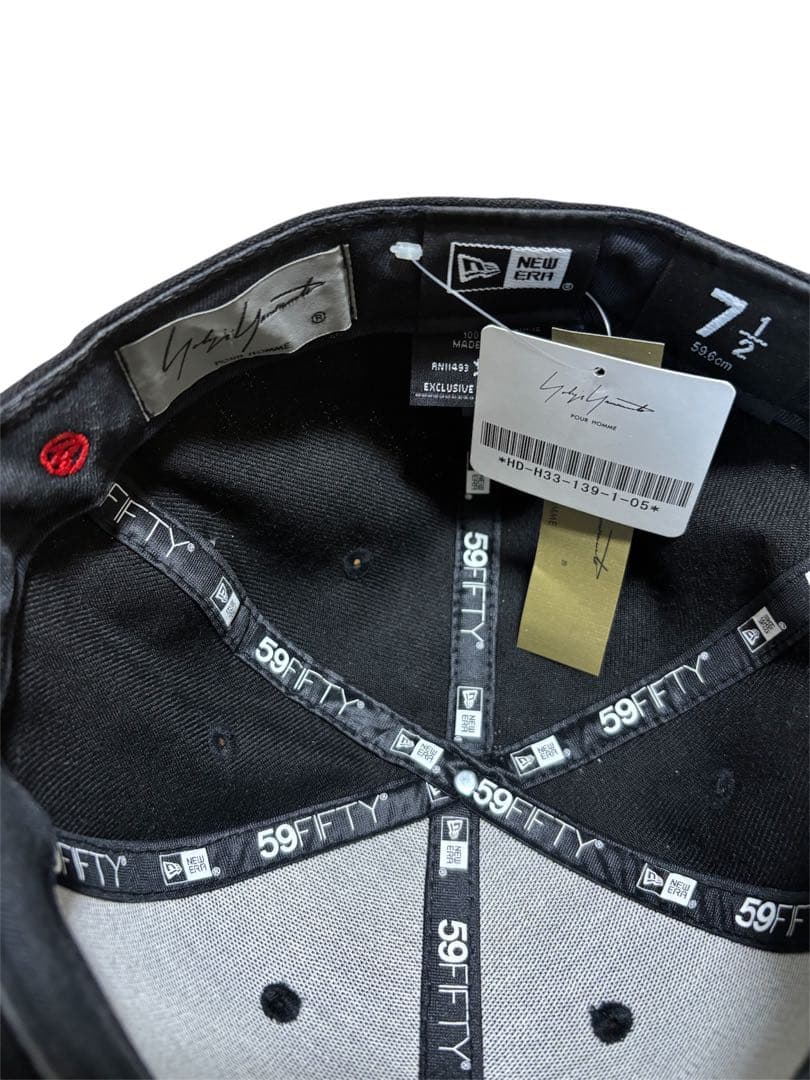 【新品】YohjiYamamoto x Newera 59 FIFTY キャップ
