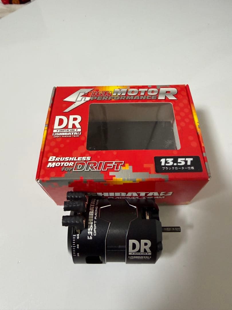 SHIBATA シバタ　DR ブラシレスモーター 13.5T ブラックローター