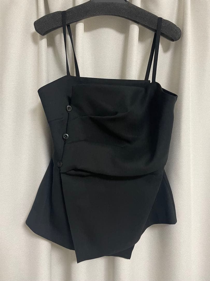 新品未使用　ANAYI ストレッチツイルタックキャミブラウス