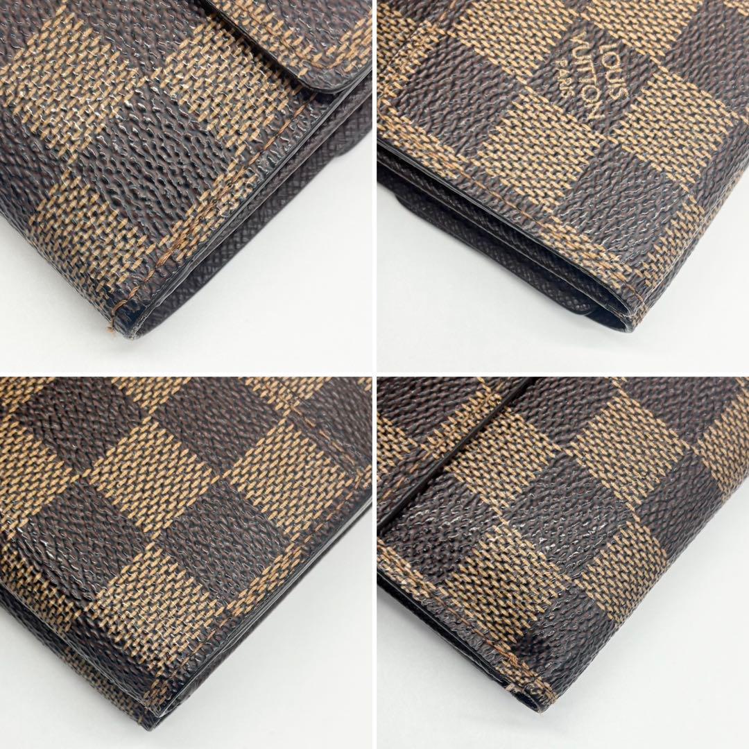 ✨極上美品✨ルイヴィトン ダミエ ポルトフォイユ エリーズ 折財布