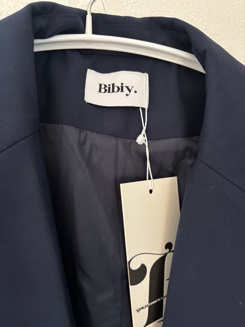 bibiy テーラードジャケット ネイビー