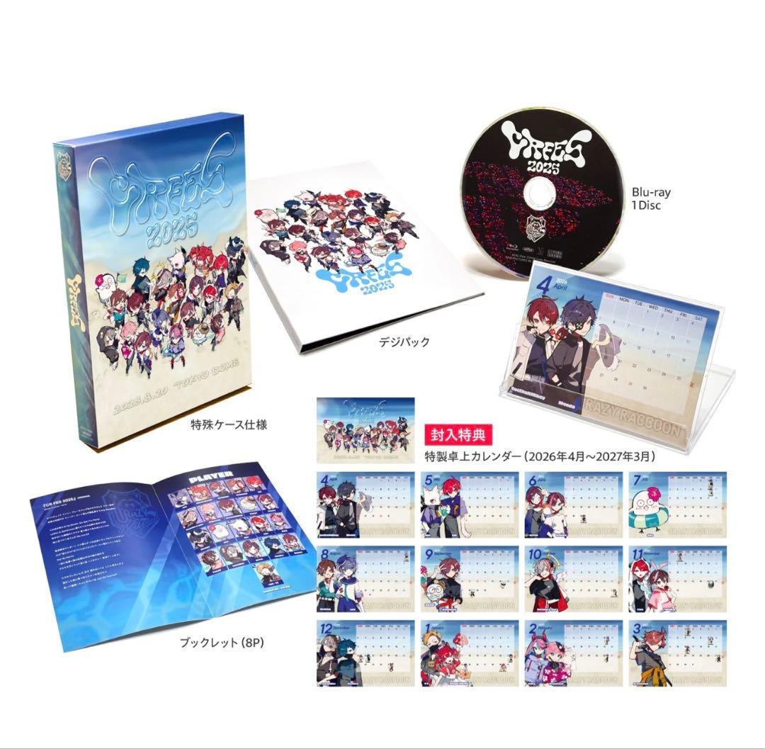 crazy raccoon CR CRfes 2025 ブルーレイ DVD