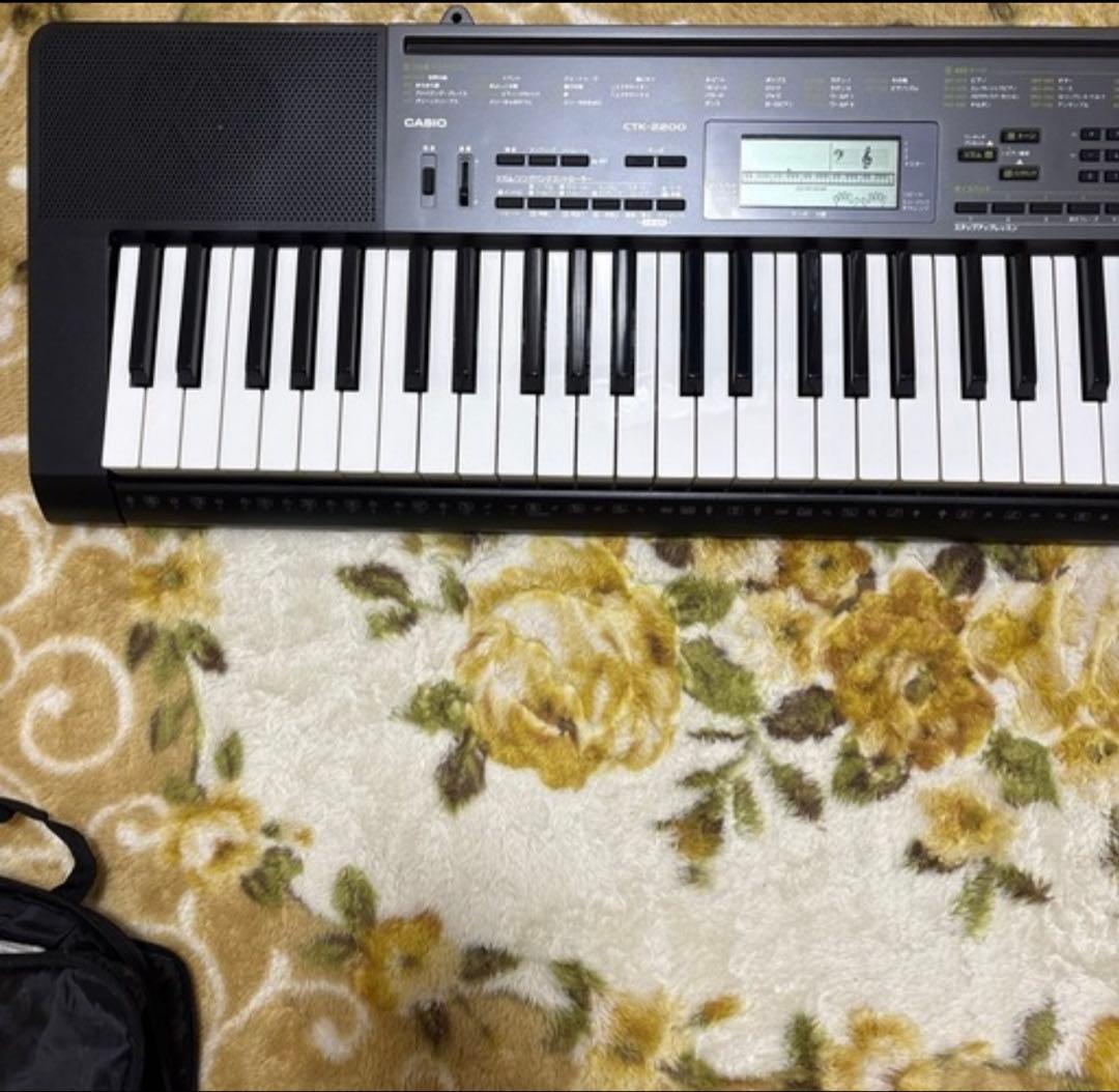 CASIO CTK2200 61鍵 ブラック 電子キーボード
