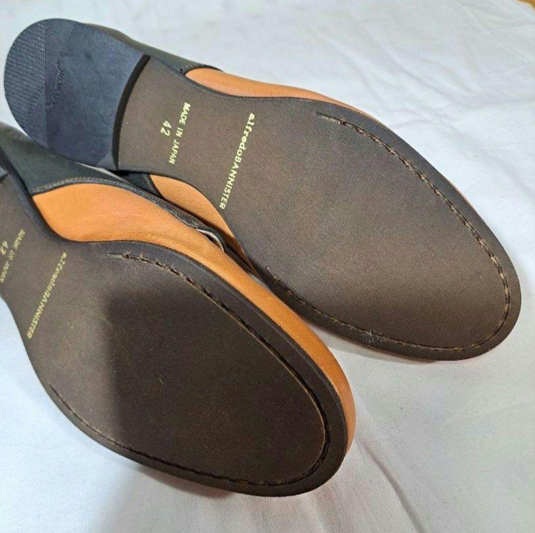 未使用　アルフレッドバニスター　キャメル　レザーシューズ