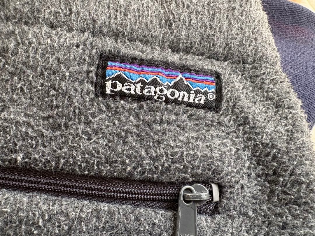 Patagonia フリースパンツ USA製 グレー XL シンチラ R