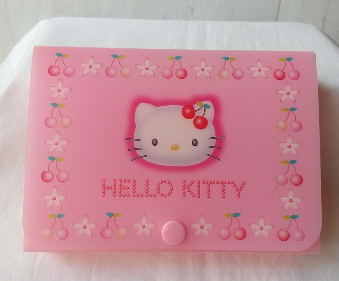 キティ　ケース　ティッシュカバー　ピルケース　さくらんぼ　レトロ
