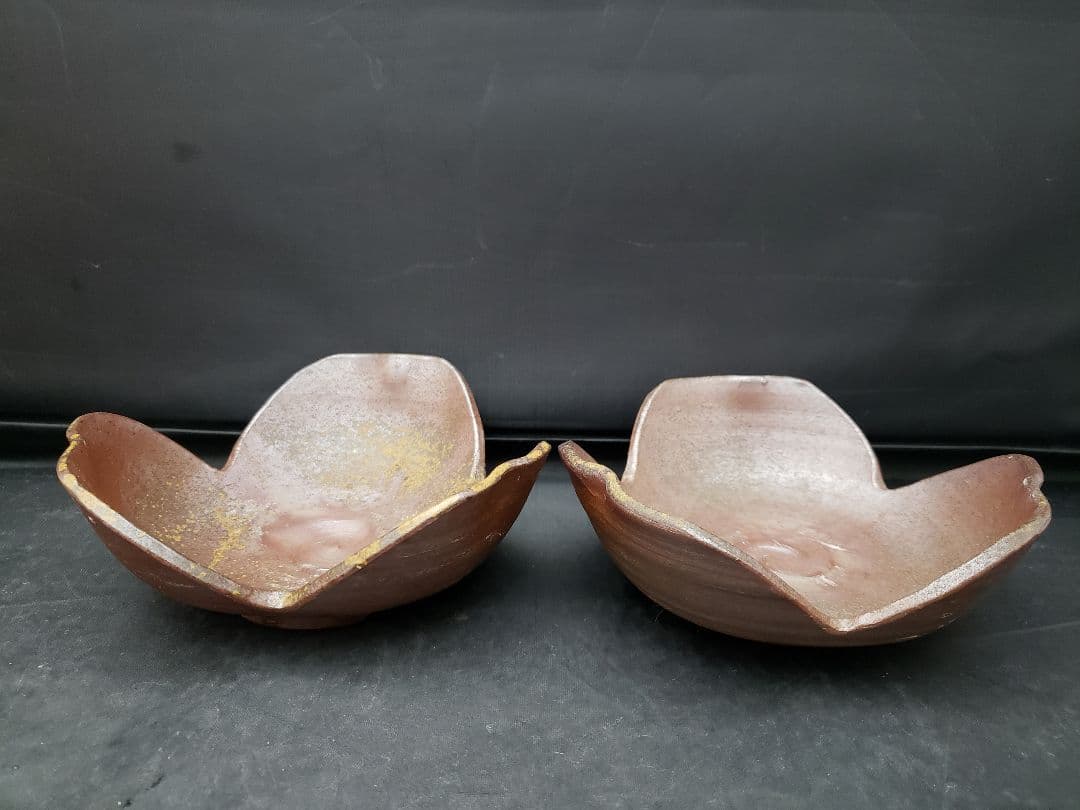 備前焼　割山椒　向付　小鉢　作家物　5客