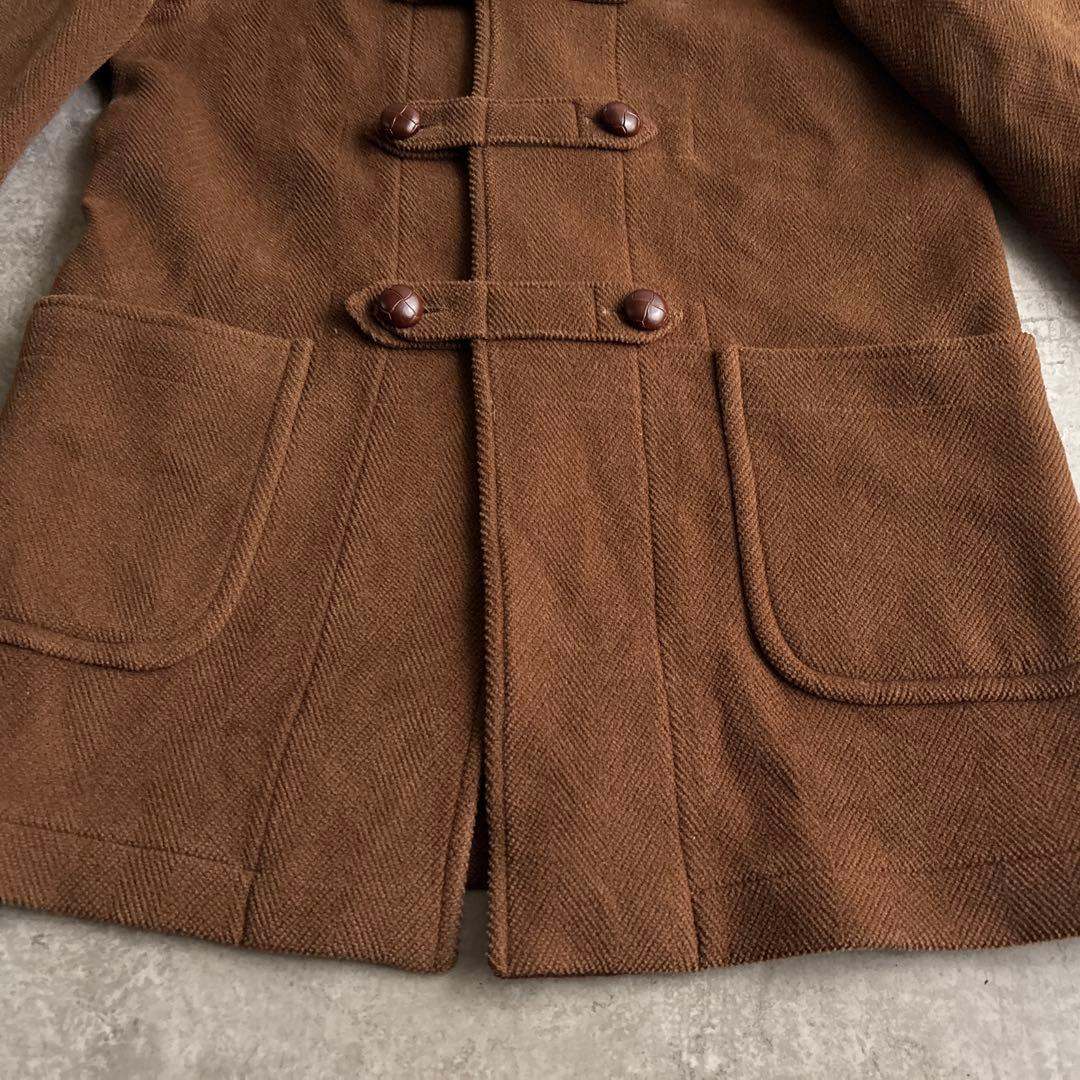 英国製■Raw-tex ムーアブルック ヘリンボーン ウール ダッフルコート