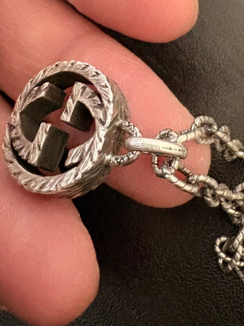 GUCCI インターロッキングG ネックレス シルバー925