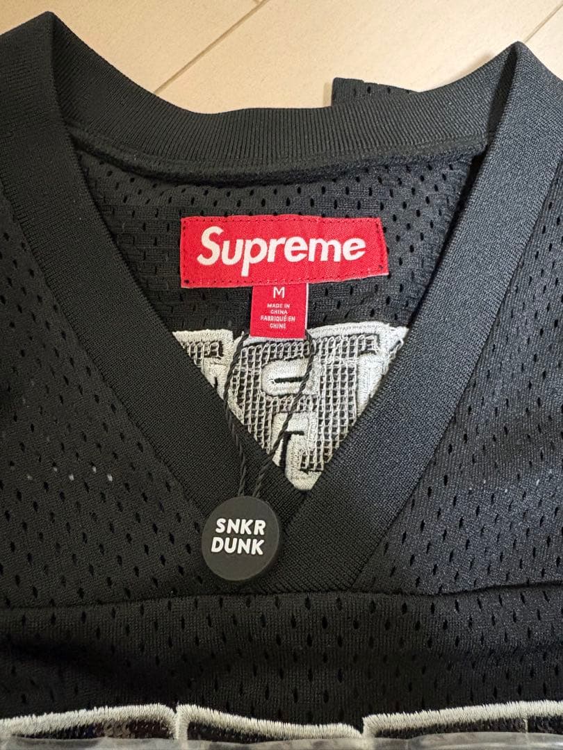 Supreme フットボールＴシャツ　ブラック
