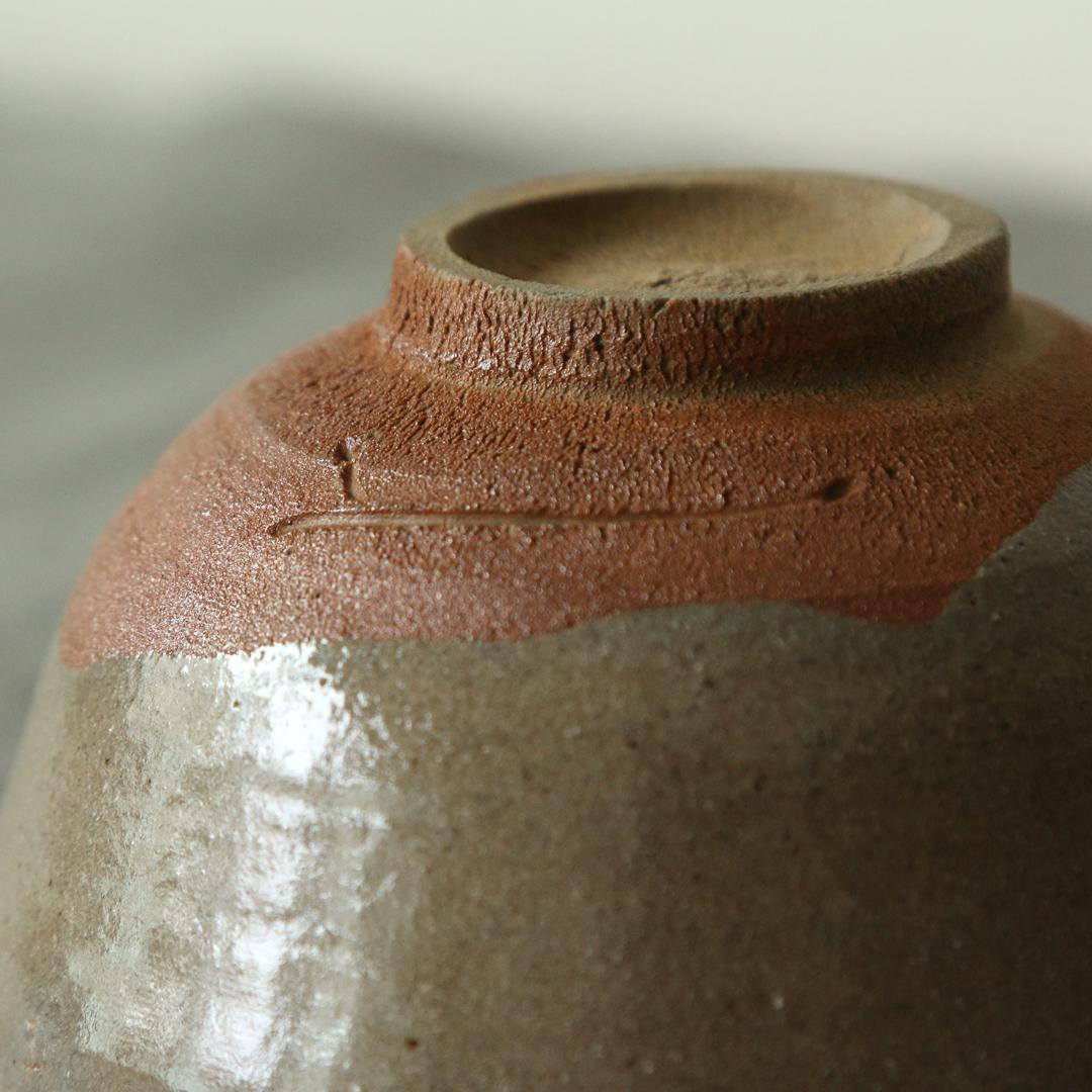 作家もの器　唐津焼　石井義久さん　無地唐津　小服茶碗