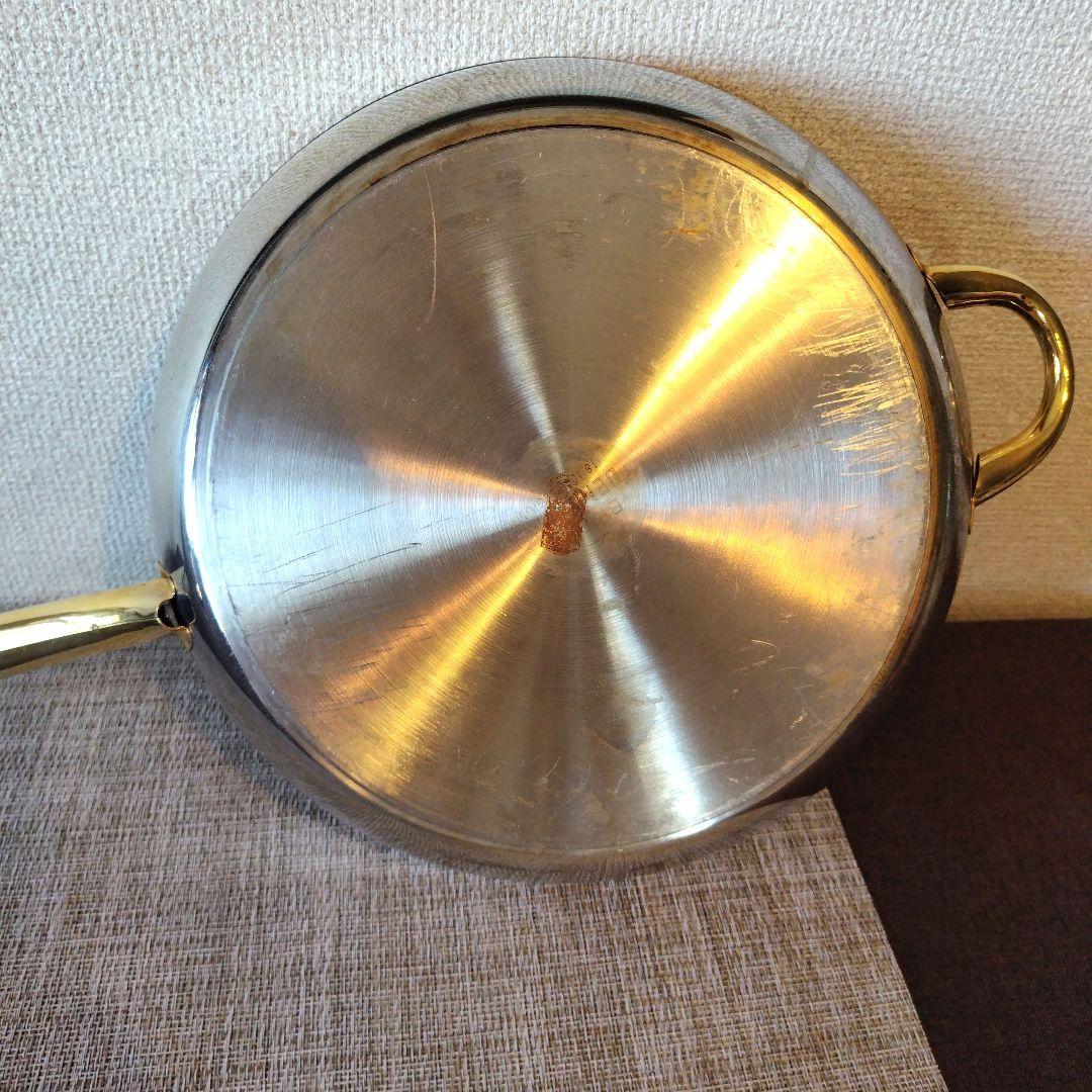 【希少・ベルギー製】デメイエレ BRINOX ソテーパン 24cm（蓋付）