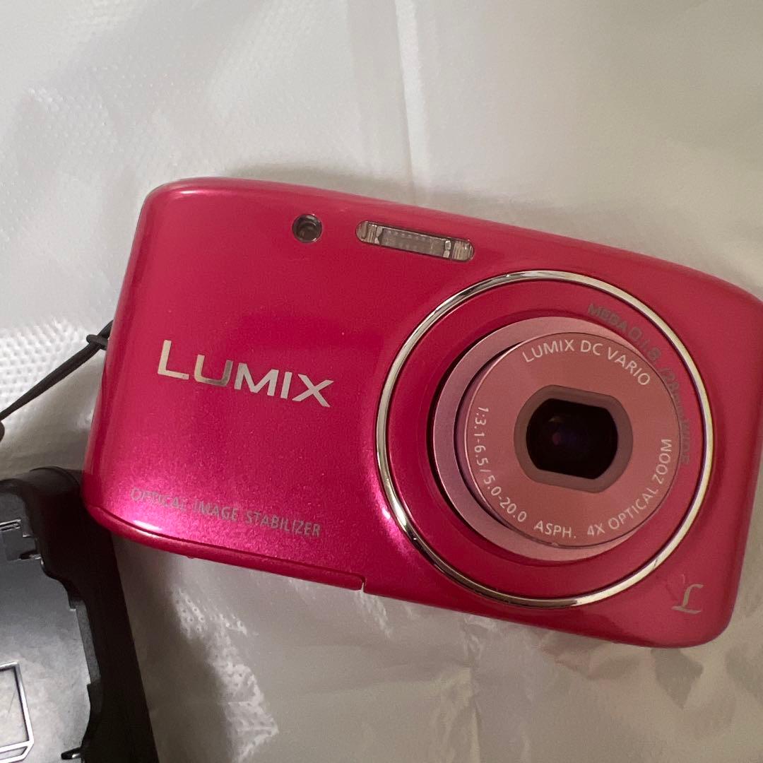 LUMIX DMC-S2 デジタルカメラ　ピンク