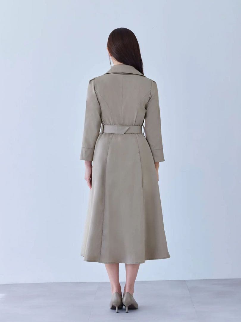 overE シャツプリーツワンピース 25SS モカ 96