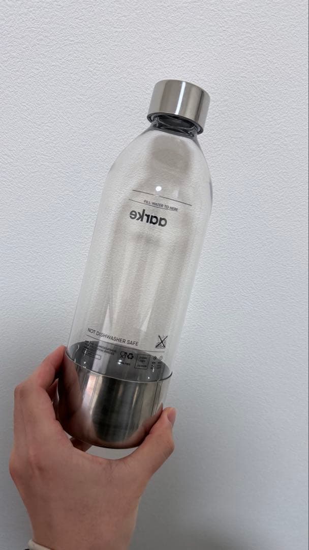aarke Carbonator 3 スチールシルバー 炭酸水メーカー