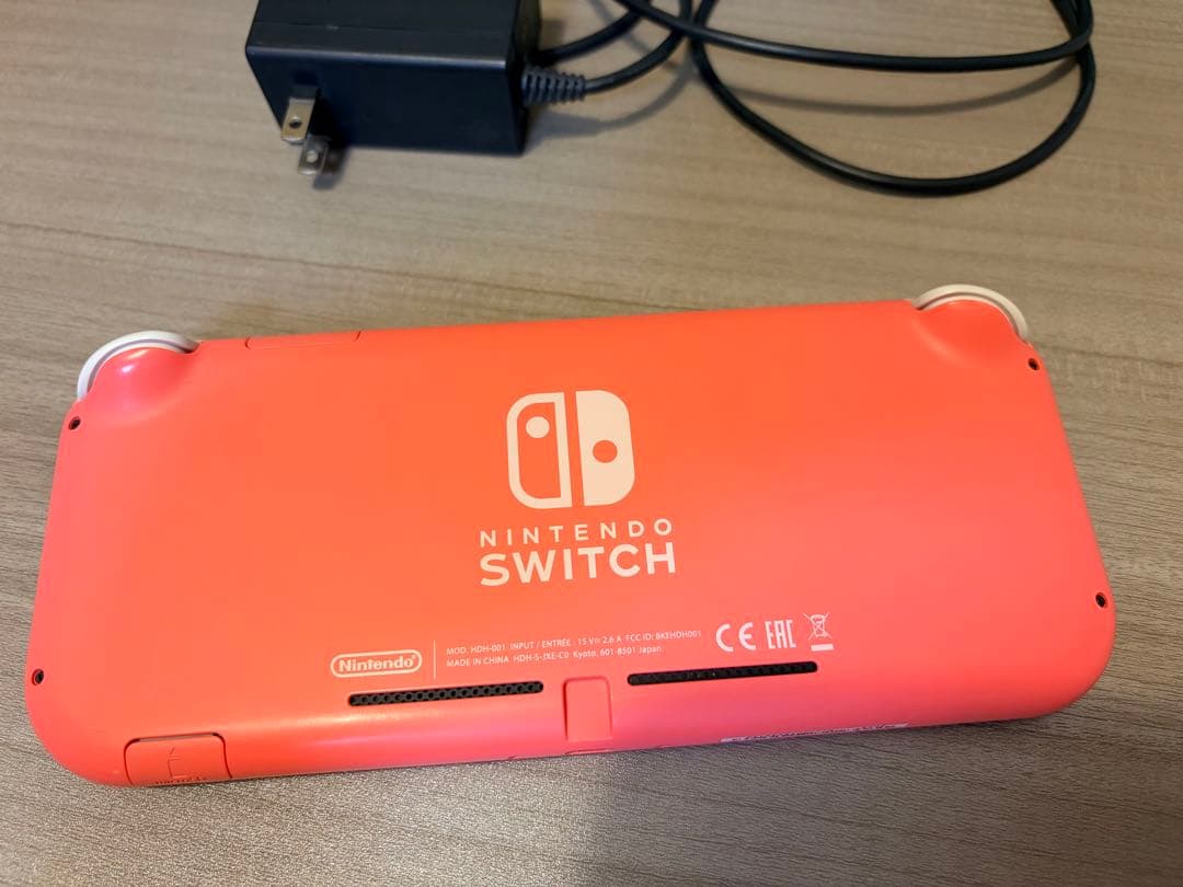 Nintendo Switch Lite コーラル 充電器付き